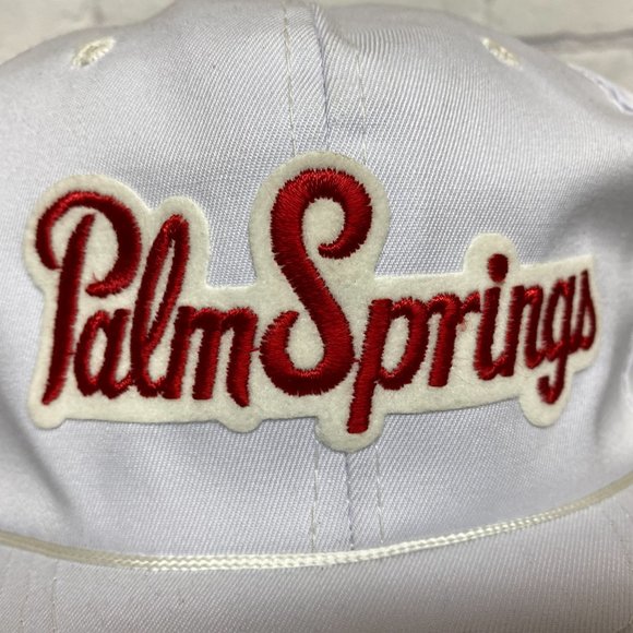Vintage Sports Specialties Hat Cap Snapback White Palm Springs MLB Baseball 90s - Picture 6 of 8